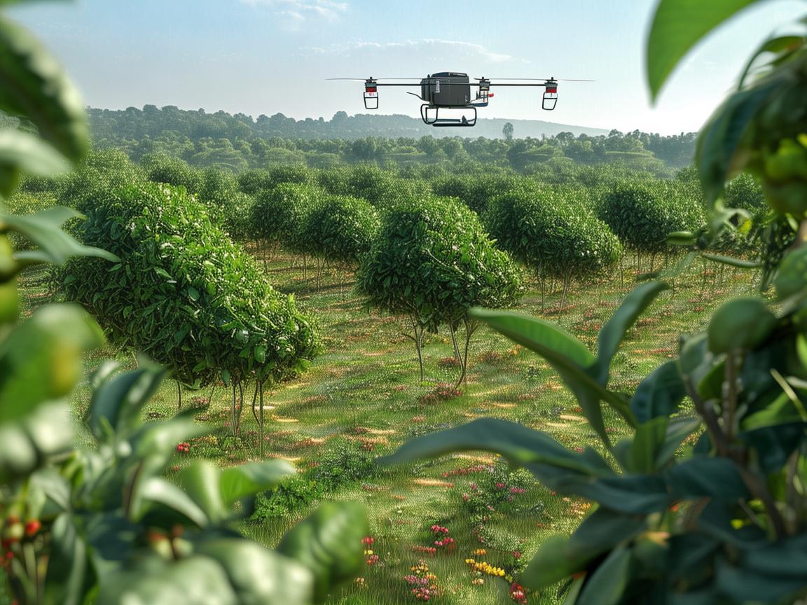 无人机植保助力释迦果高效种植