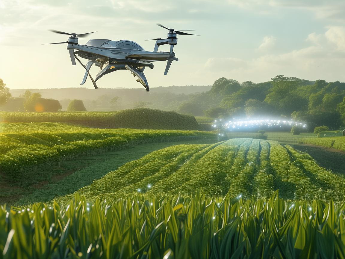 无人机植保技术，珍珠饰般精准守护农田
