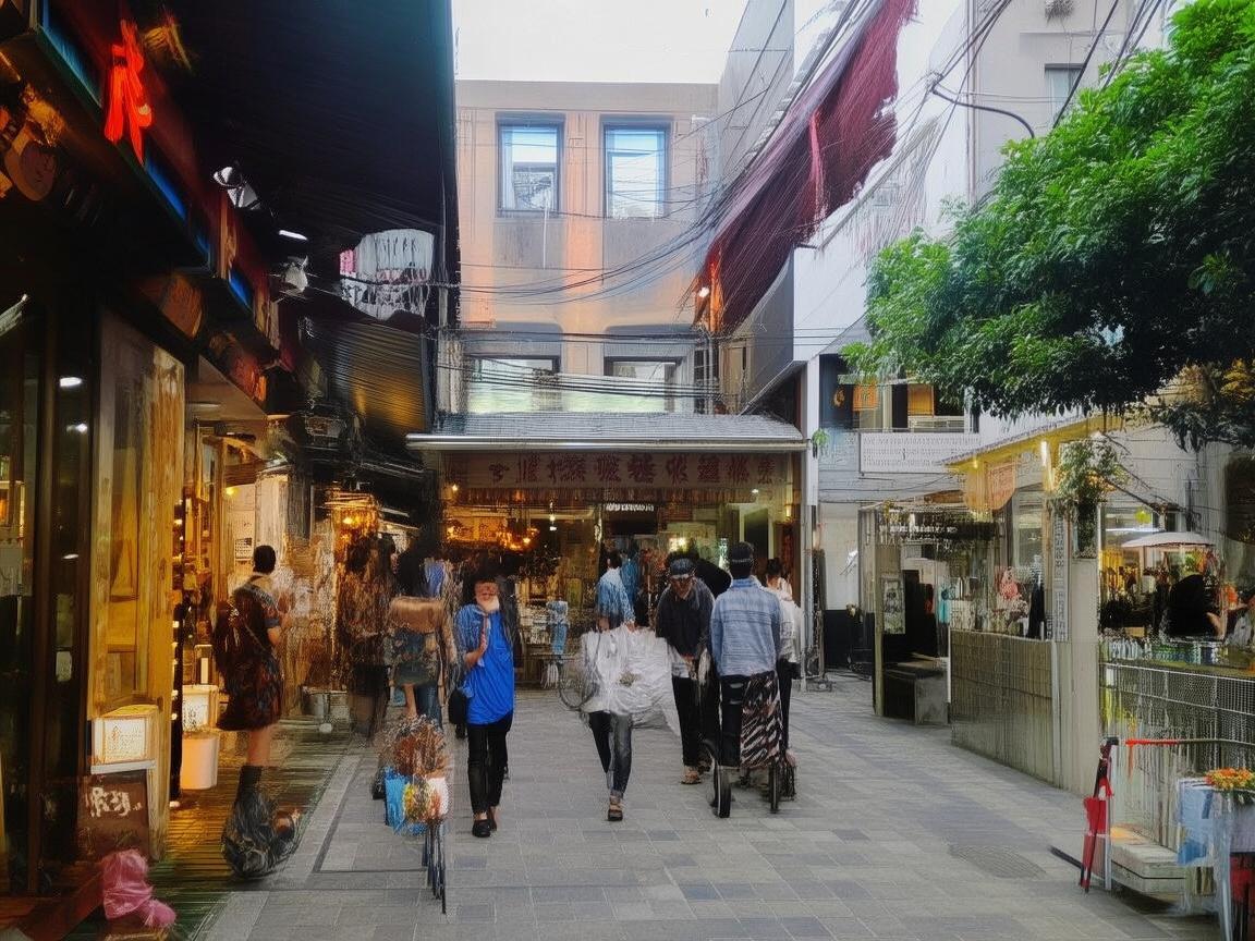 无人机植保助力步行街区特色小店