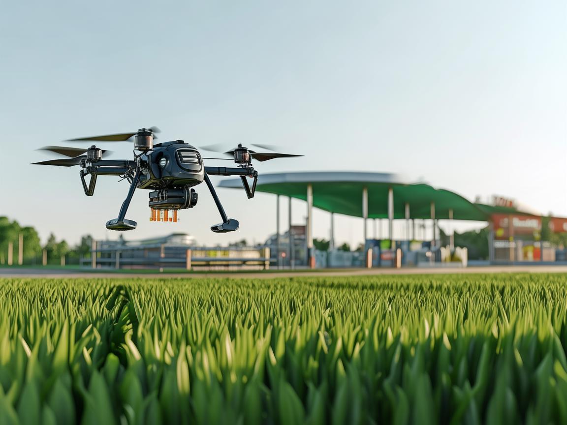 无人机植保，加气站助力高效作业